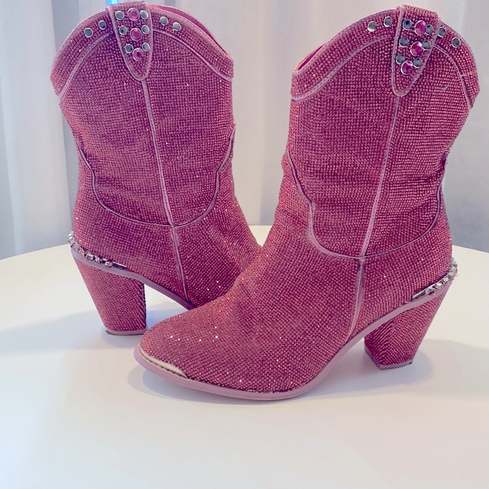 Club Exx Sheriff Shine Cowboy blingin’ rhinestone  boots